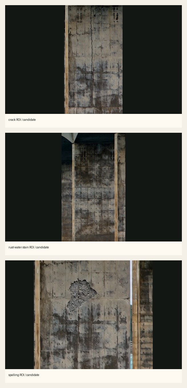 bridge pier ROI detail sheet